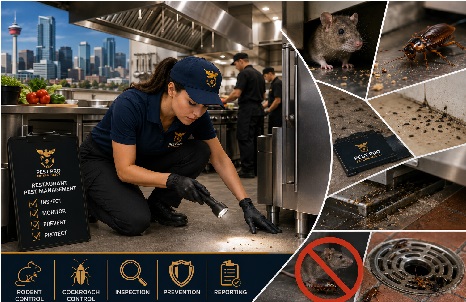 Restaurant commercial pest control services. Pest control in restaurant kitchen