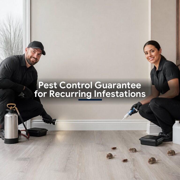 Pest Control Guarantee for Recurring Infestations